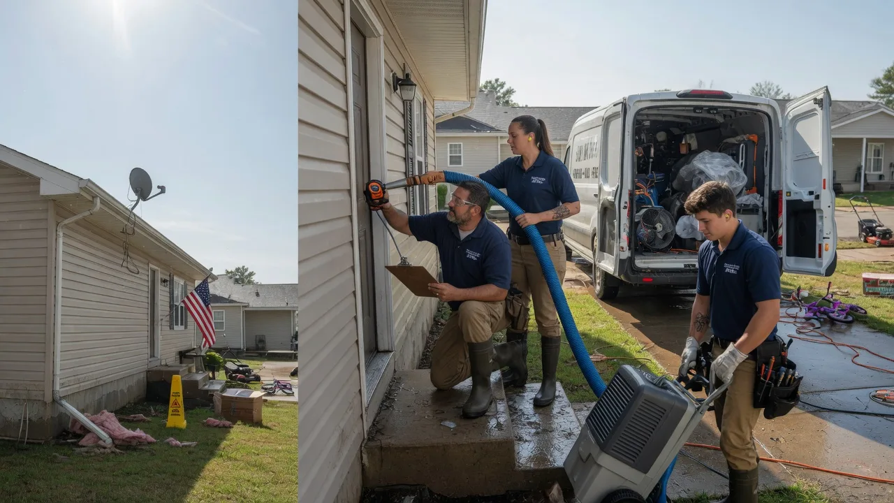 Ceiling Water Damage Restoration in Moscow Mills, MO near me
